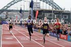 Jonny Peacock wins the 100 metres T44 from Richard Browne, Great North CityGames. Photo: David T. Hewitson/Sports for All Pics